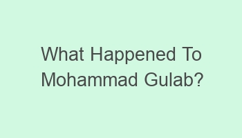 what happened to mohammad gulab 104714