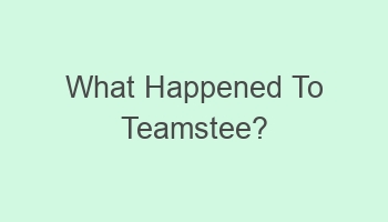 what happened to teamstee 104755