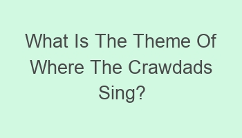 what is the theme of where the crawdads sing 104916