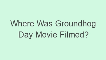 where was groundhog day movie filmed 104816