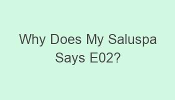 why does my saluspa says e02 104739