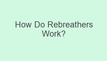 how do rebreathers work 107462