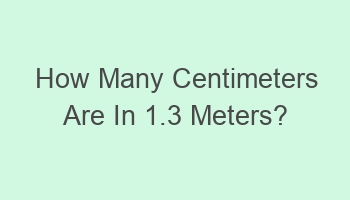 how many centimeters are in 1 3 meters 106721