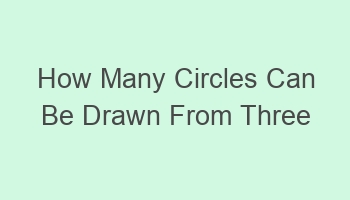 how many circles can be drawn from three collinear points 106586