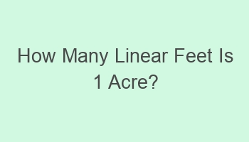 how many linear feet is 1 acre 108334