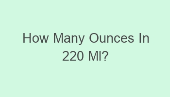 how many ounces in 220 ml 107369