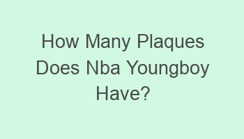 how many plaques does nba youngboy have 108059