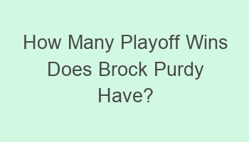 how many playoff wins does brock purdy have 105921