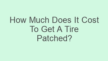 how much does it cost to get a tire patched 105868