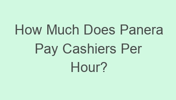 how much does panera pay cashiers per hour 108053