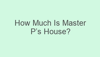 how much is master pcabcs house 106974