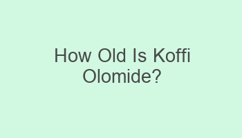 how old is koffi olomide 108425