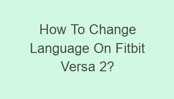 how to change language on fitbit versa 2 108187