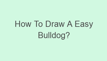 how to draw a easy bulldog 106277