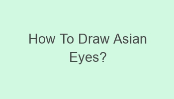 how to draw asian eyes 106288