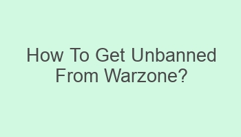 how to get unbanned from warzone 106169