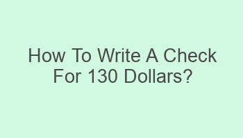 how to write a check for 130 dollars 106611