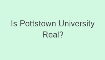 is pottstown university real 108188