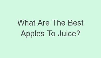 what are the best apples to juice 108286