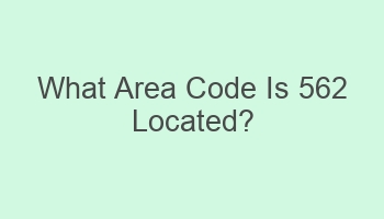 what area code is 562 located 105942