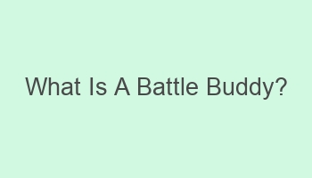 what is a battle buddy 106497