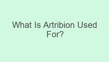 what is artribion used for 108248