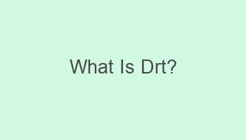 what is drt 108632