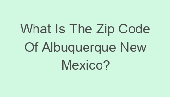 what is the zip code of albuquerque new