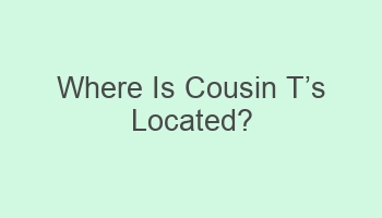 where is cousin tcabcs located 107353