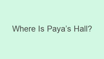 where is payacabcs hall 108128