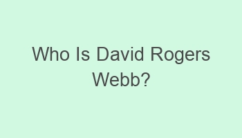 who is david rogers webb 108292