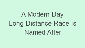 a modern day long distance race is named after which city state 110691