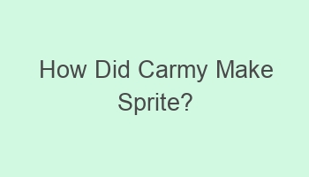 how did carmy make sprite 109806