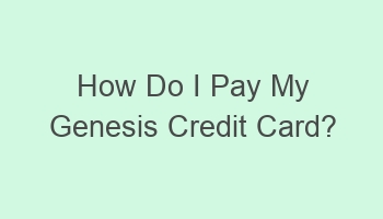 how do i pay my genesis credit card 110879