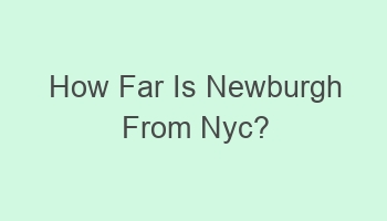 how far is newburgh from nyc 109356