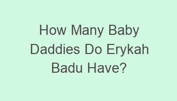 how many baby daddies do erykah badu have 109849