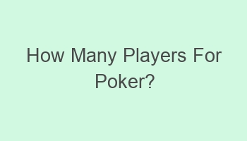 how many players for poker 110142