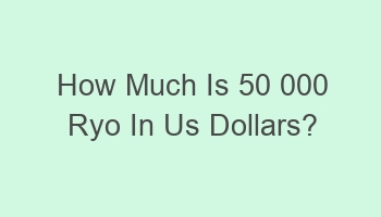 how much is 50 000 ryo in us dollars 110555