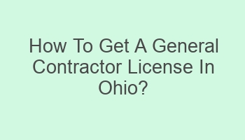 how to get a general contractor license in ohio 109782