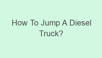 how to jump a diesel truck 110146