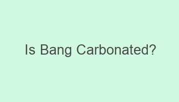 is bang carbonated 109496