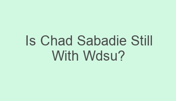 is chad sabadie still with wdsu 109857