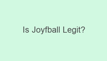 is joyfball legit 109812