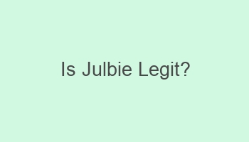 is julbie legit 110793