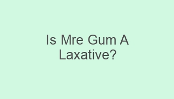 is mre gum a