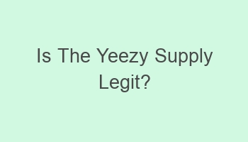 is the yeezy supply legit 110131