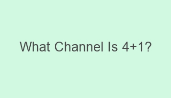 what channel is 41 110076