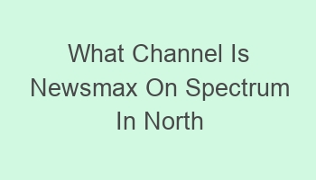 what channel is newsmax on spectrum in north carolina 110295