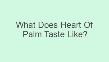 what does heart of palm taste like 109836