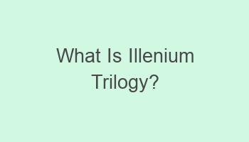 what is illenium trilogy 110716